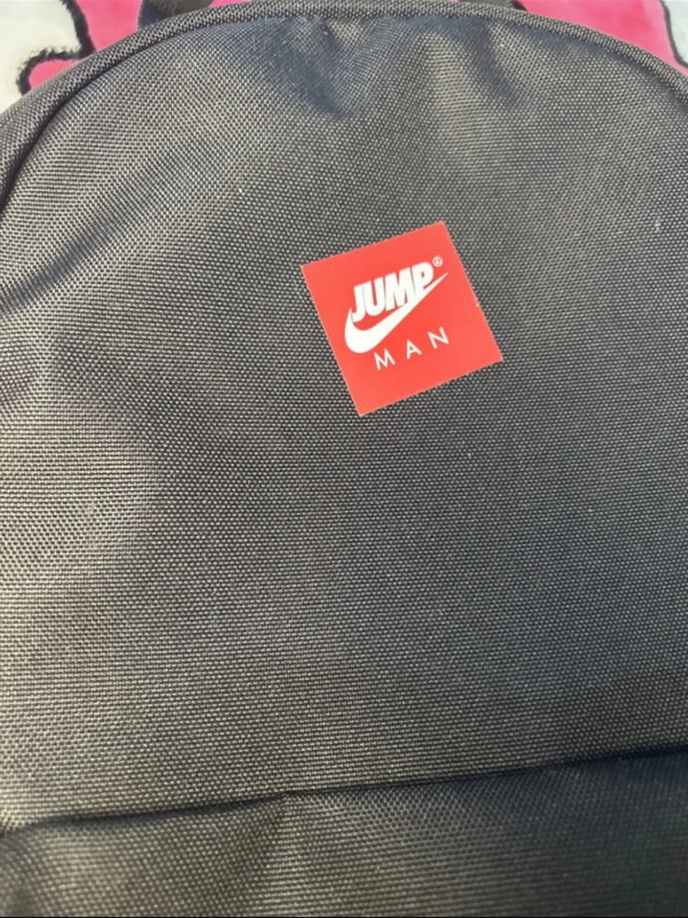 Jordan Black Backpack with White Jumpman Logo